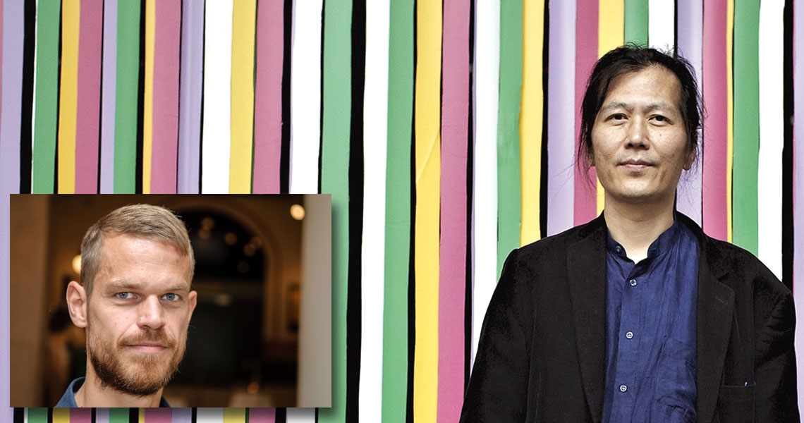Svend Brinkmann (tv) och Byung-Chul Han (th)